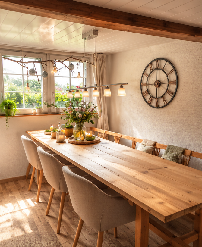 Home helles zuhause mit bergblick